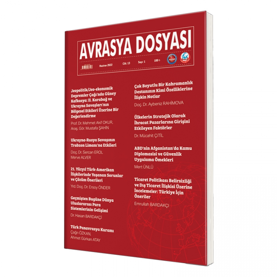 Avrasya Dosyası Cilt:13 Sayı:1